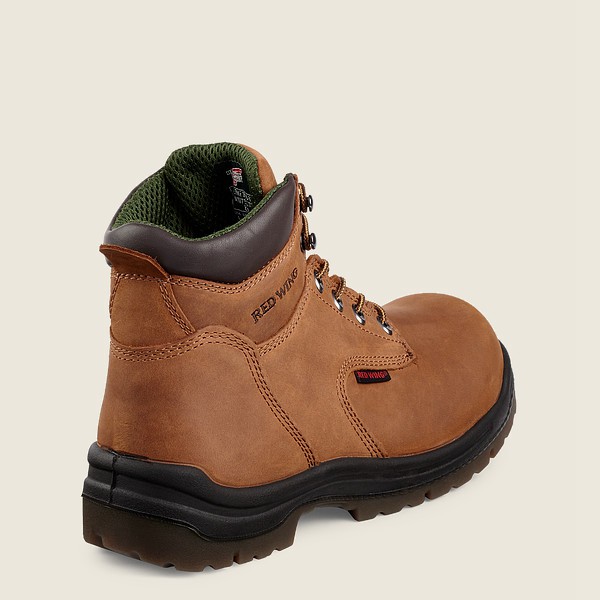 Red Wing Safety Boots Mens Brown - King Toe® - 6-inch Toe - 5261740-AD